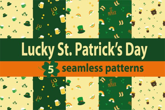 Lucky St. Patrick’s Day Seamless Pattern