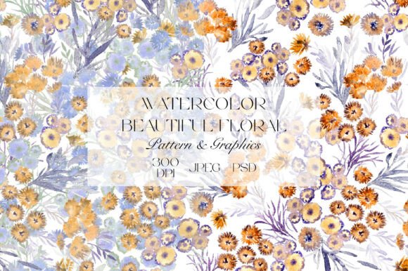 Watercolor Beautiful Floral Pattern: A Timeless Design for Modern Creativity